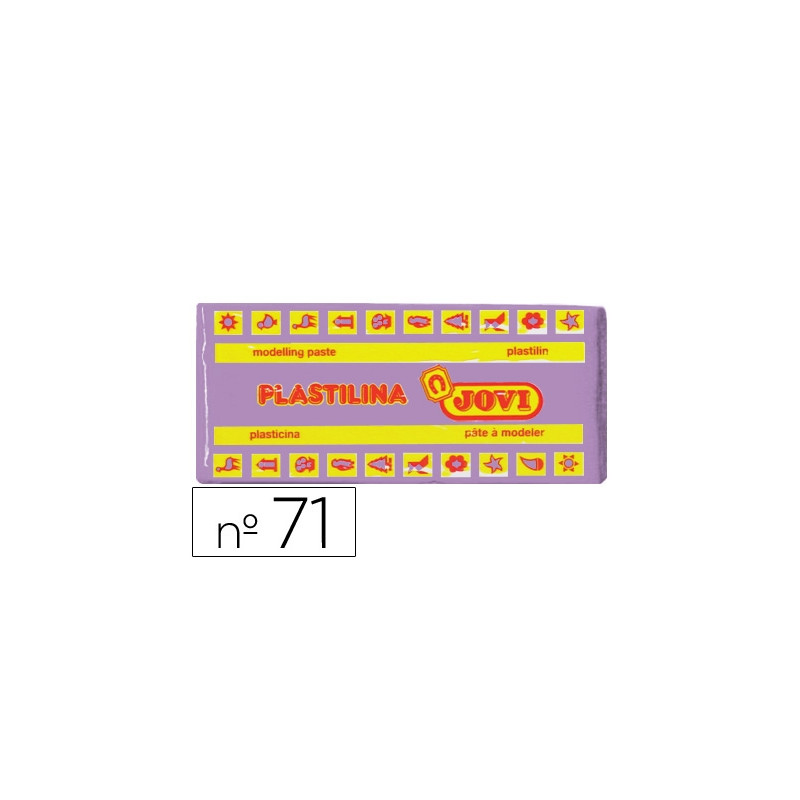 PLASTILINA JOVI 71 LILA UNIDAD TAMAÑO MEDIANO