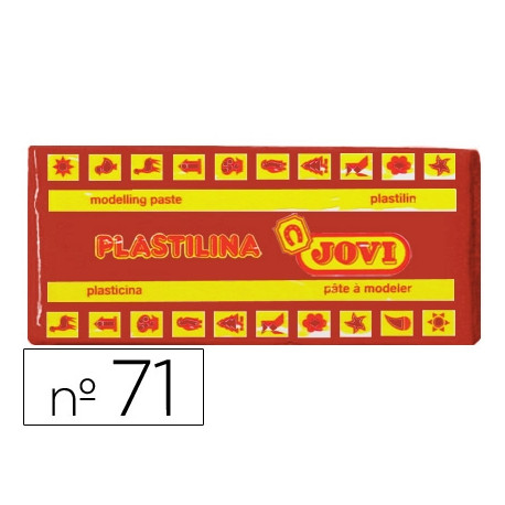 PLASTILINA JOVI 71 MARRON UNIDAD TAMAÑO MEDIANO