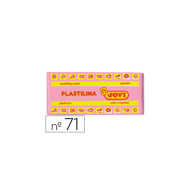 PLASTILINA JOVI 71 ROSA UNIDAD TAMAÑO MEDIANO
