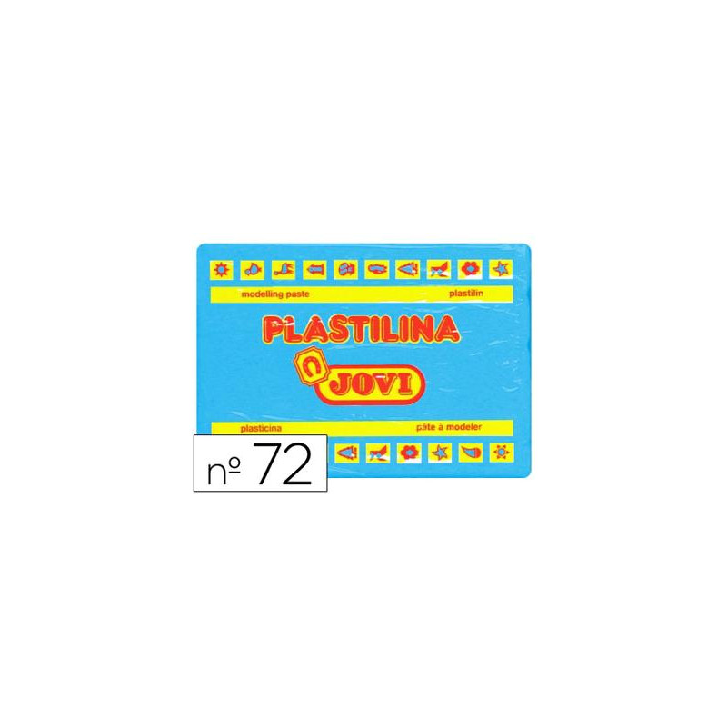 PLASTILINA JOVI 72 AZUL CLARO UNIDAD TAMAÑO GRANDE