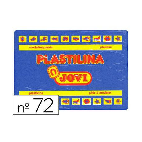 PLASTILINA JOVI 72 AZUL OSCURO UNIDAD TAMAÑO GRANDE