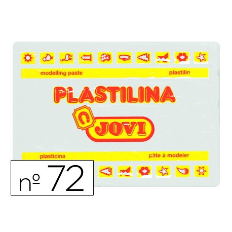 PLASTILINA JOVI 72 BLANCO UNIDAD TAMAÑO GRANDE