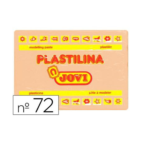 PLASTILINA JOVI 72 CARNE UNIDAD TAMAÑO GRANDE