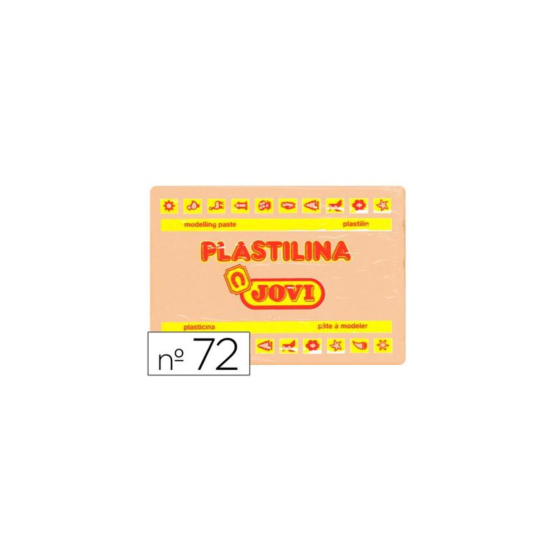 PLASTILINA JOVI 72 CARNE UNIDAD TAMAÑO GRANDE
