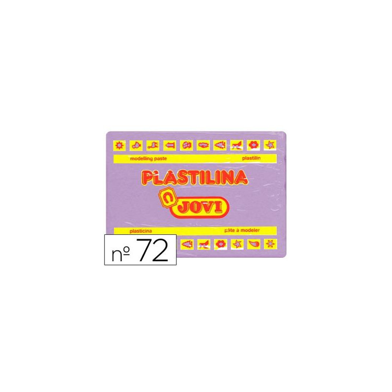 PLASTILINA JOVI 72 LILA UNIDAD TAMAÑO GRANDE