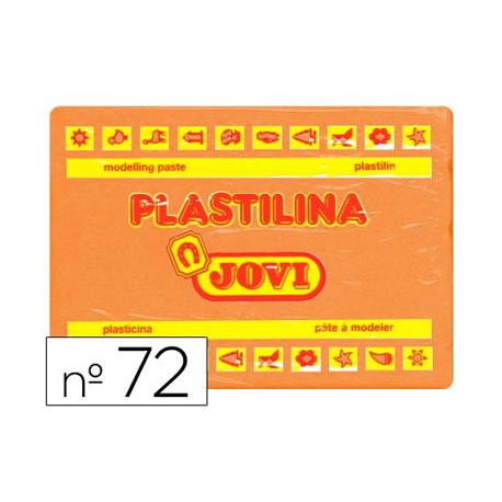 PLASTILINA JOVI 72 NARANJA UNIDAD TAMAÑO GRANDE