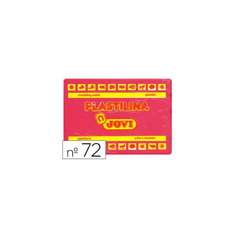 PLASTILINA JOVI 72 RUBI UNIDAD TAMAÑO GRANDE
