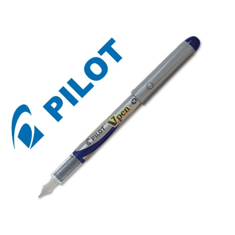 PLUMA PILOT V PEN SILVER DESECHABLE AZUL SVP-4ML PLUMA PILOT V PEN SILVER DESECHABLE AZUL SVP-4ML