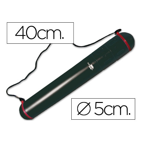 PORTAPLANOS PLASTICO LIDERPAPEL DIAMETRO 5 X 40 CM NO EXTENSIBLE NEGRO PORTAPLANOS PLASTICO LIDERPAPEL DIAMETRO 5 X 40 CM NO EXTENSIBLE NEGRO