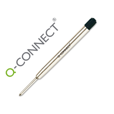 RECAMBIO BOLIGRAFO Q-CONNECT TIPO PARKER NEGRO RECAMBIO BOLIGRAFO Q-CONNECT TIPO PARKER NEGRO