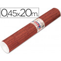 ROLLO ADHESIVO AIRONFIX MADERA OSCURO 67183 ROLLO DE 20 MT