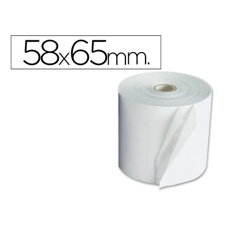 ROLLO SUMADORA Q-CONNECT ELECTRO 58 MM ANCHO X 65 MM DIAMETRO SIN BISFENOL A ROLLO SUMADORA Q-CONNECT ELECTRO 58 MM ANCHO X 65 MM DIAMETRO SIN BISFENOL A