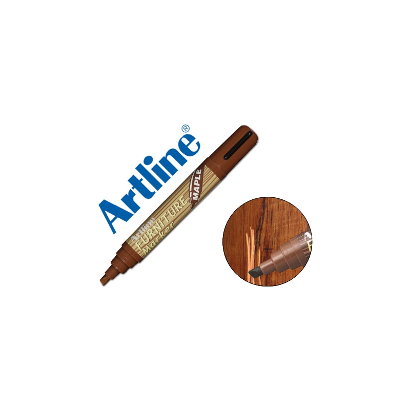 ROTULADOR ARTLINE MARCADOR PERMANENTE EK-95 FURNITURE MAPLE-ARCE PUNTA BISELADA 2,0-5,0 MM EN BLISTE