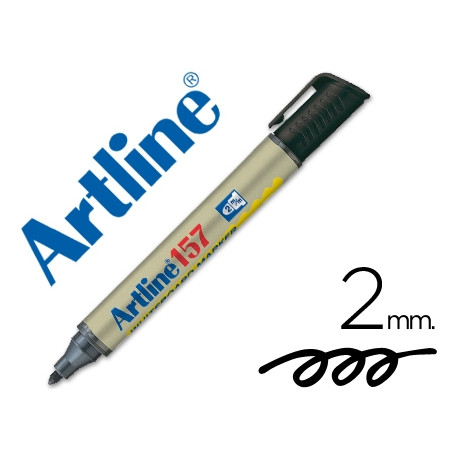 ROTULADOR ARTLINE PIZARRA EK-157 NEGRO PUNTA REDONDA 2 MM