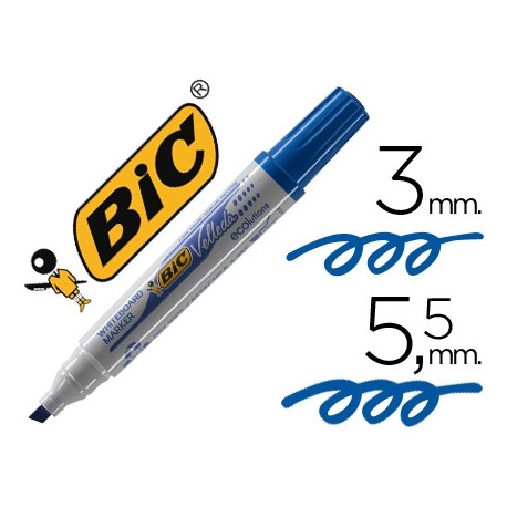 ROTULADOR BIC VELLEDA PARA PIZARRA AZUL PUNTA BISELADA 5,9 MM ROTULADOR BIC VELLEDA PARA PIZARRA AZUL PUNTA BISELADA 5,9 MM