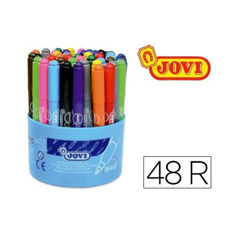 ROTULADOR JOVI MAXI 13 MM BOTE DE 48 UNIDADES 12 COLORES4 UNIDADES DE CADA COLOR ROTULADOR JOVI MAXI 13 MM BOTE DE 48 UNIDADES 12 COLORES4 UNIDADES DE CADA COLOR