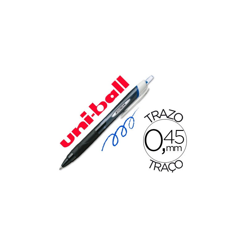 BOLIGRAFO UNI-BALL JET STREAM SPORT SXN-150E TINTA HIBRIDA AZUL