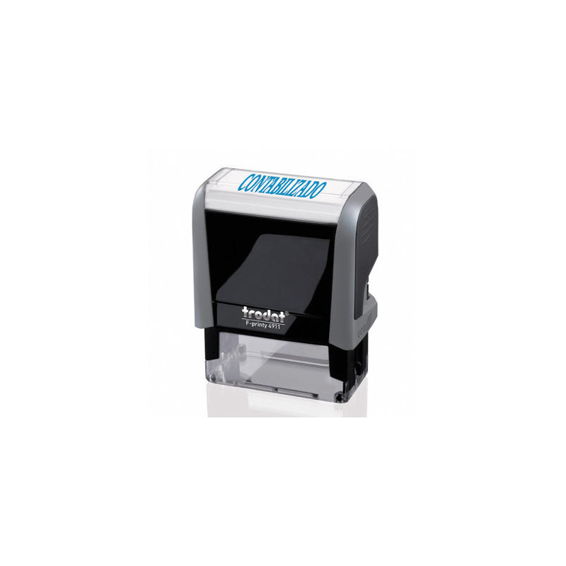 SELLO ENTINTADO PRINTY 4911 F8 P3 CONTABILIZADO ALMOHADILLA AZUL