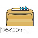 SOBRE LIDERPAPEL N.8 CREMA COMERCIAL NORMALIZADO 120X176MM ENGOMADO 