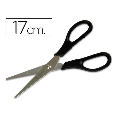 TIJERA OFICINA Q-CONNECT INOXIDABLE 7" 17 CM EN BLISTER