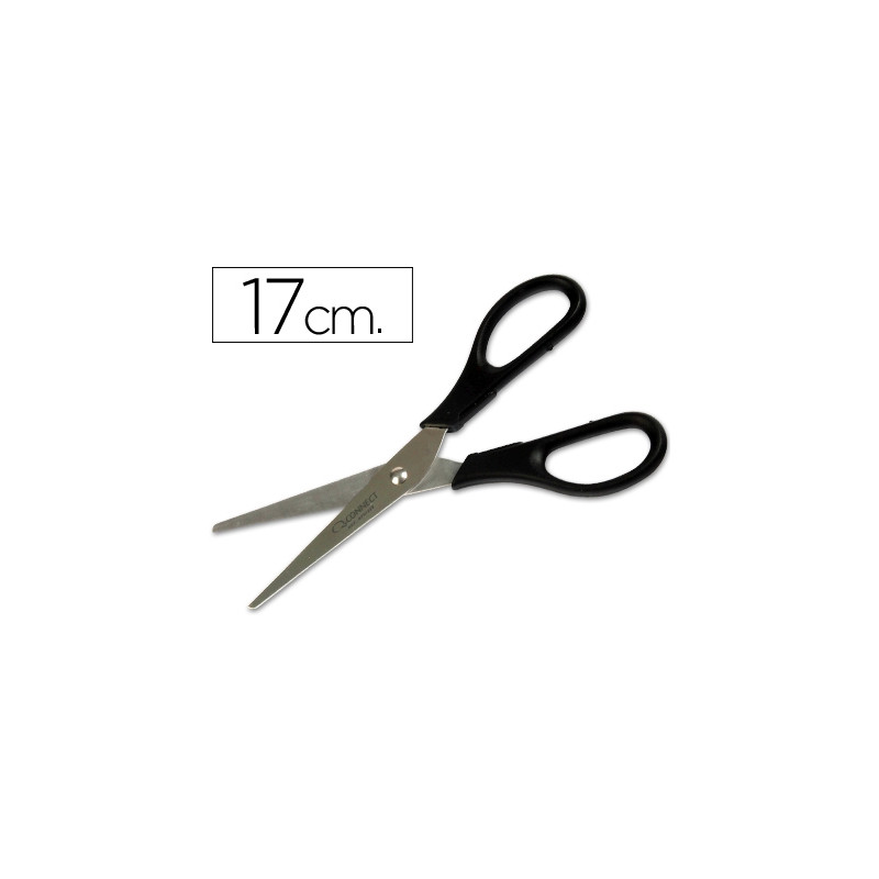 TIJERA OFICINA Q-CONNECT INOXIDABLE 7" 17 CM EN BLISTER