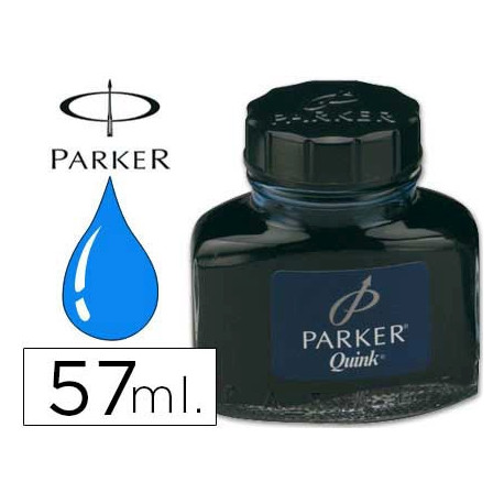 TINTA ESTILOGRAFICA PARKER AZUL PERMANENTE BOTE 57 ML TINTA ESTILOGRAFICA PARKER AZUL PERMANENTE BOTE 57 ML