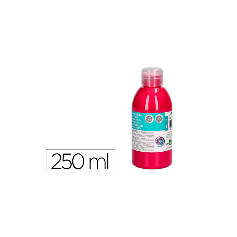 PINTURA ACRILICA LIDERPAPEL BOTE DE 250 ML MAGENTA
