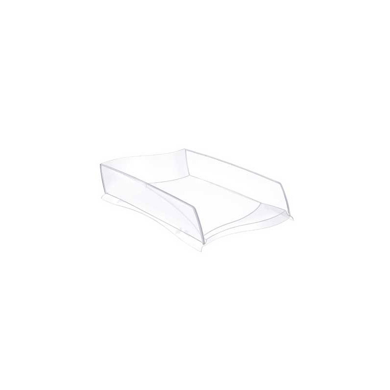 BANDEJA SOBREMESA CEP ELLYPSE PLASTICO BLANCA 380X275X82 MM