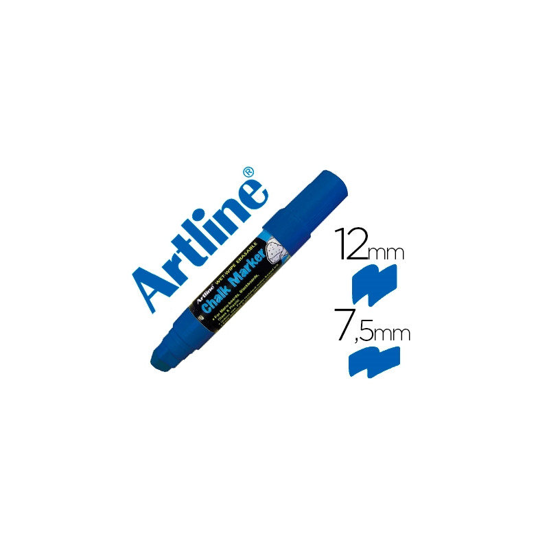ROTULADOR ARTLINE PIZARRA VERDE NEGRA EPW-12 MM COLOR AZUL