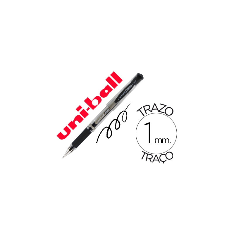 BOLIGRAFO UNI-BALL UM-153 SIGNO BROAD NEGRO 1 MM TINTA GEL
