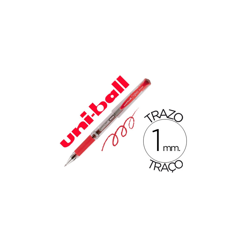BOLIGRAFO UNI-BALL UM-153 SIGNO BROAD ROJO 1 MM TINTA GEL