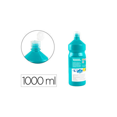 TEMPERA LIQUIDA LIDERPAPEL ESCOLAR 1000 ML TURQUESA TEMPERA LIQUIDA LIDERPAPEL ESCOLAR 1000 ML TURQUESA
