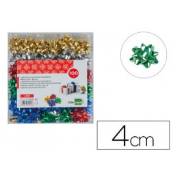 LAZOS LIDERPAPEL FANTASIA PEQUEÐOS METALIZADOS COLORES SURTIDOS