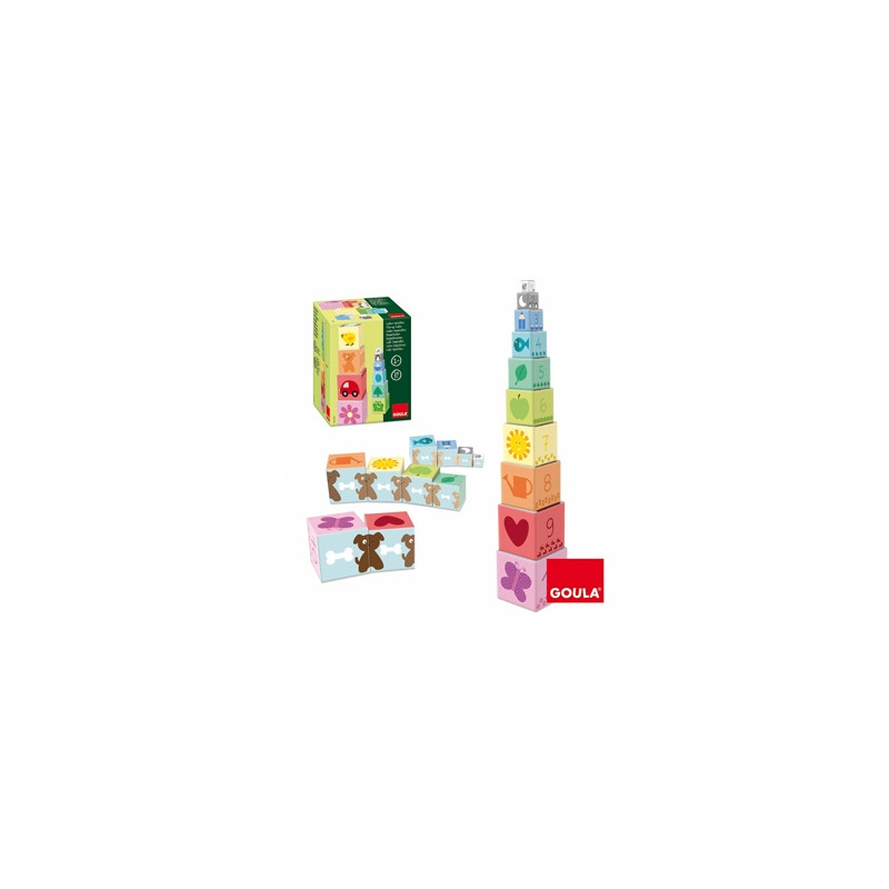 JUEGO DISET DIDACTICOS CUBOS APILABLES 10