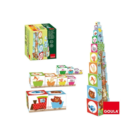 JUEGO DISET DIDACTICOS CUBOS APILABLES FIGURAS DEL BOSQUE JUEGO DISET DIDACTICOS CUBOS APILABLES FIGURAS DEL BOSQUE