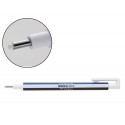PORTAGOMAS TOMBOW MONO ZERO CON CLIP GOMA REDONDA 2,3 MM DIAMETRO COLOR AZUL BLANCO Y NEGRO