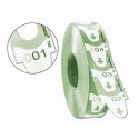 TICKETS TURNOMATIC 31X67 MM COLOR VERDE ROLLO 4000 TICKETS