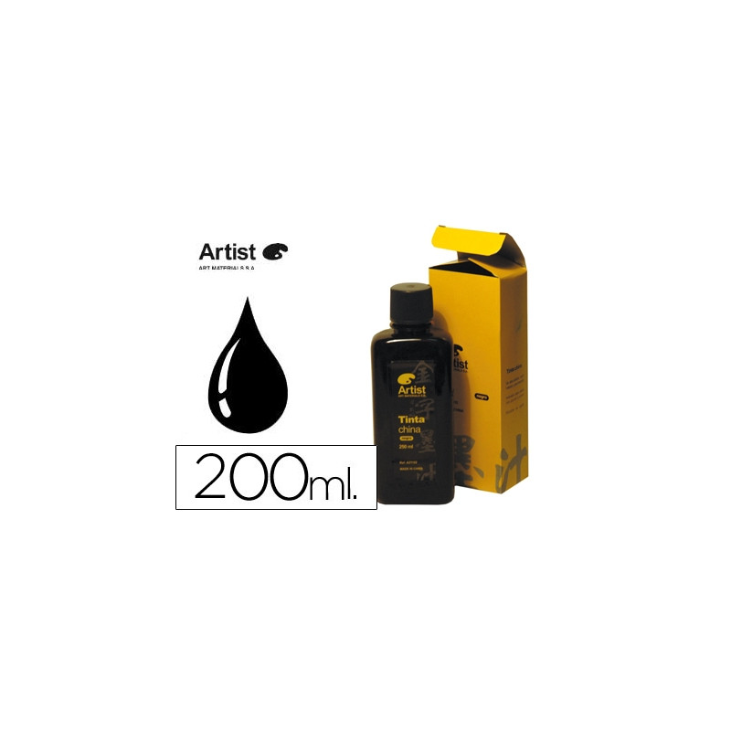 TINTA CHINA ARTIST NEGRA BOTE 250 ML