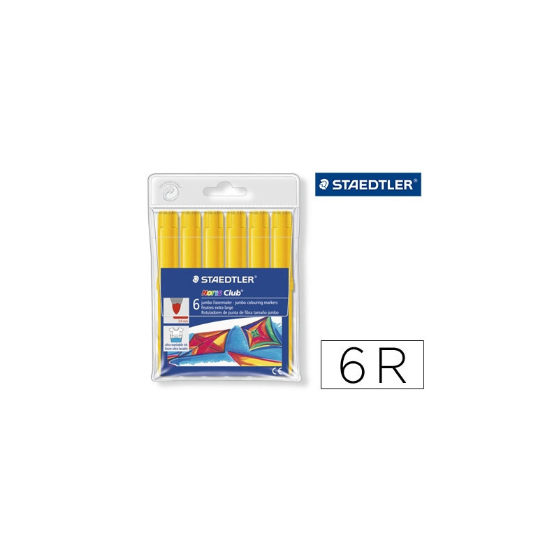 ROTULADOR STAEDTLER COLOR JUMBO TRAZO 3 MM UNICOLOR AMARILLO