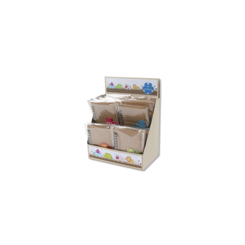 BLOC ESPIRAL FANTASIA ANIMALES MINI 95X102MM PAPEL 70G/M2