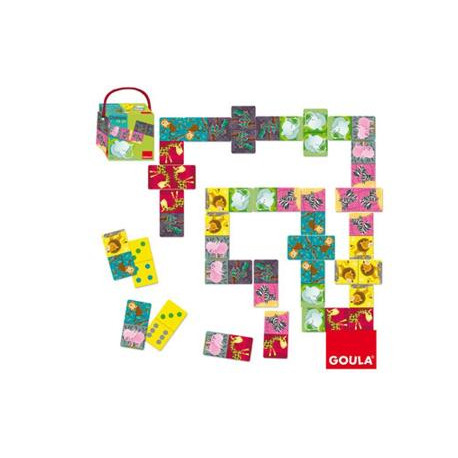 JUEGO DISET DIDACTICO DOMINO ANIMALES DE LA SELVA JUEGO DISET DIDACTICO DOMINO ANIMALES DE LA SELVA