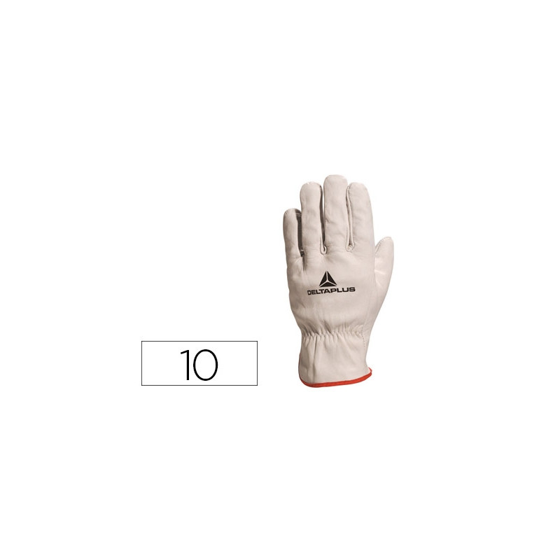 GUANTES DELTAPLUS PIEL VACUNO ESPECIAL PARA TODO TIPO DE TRABAJOS EL MAS VENDIDO DEL MERCADO TALLA 1