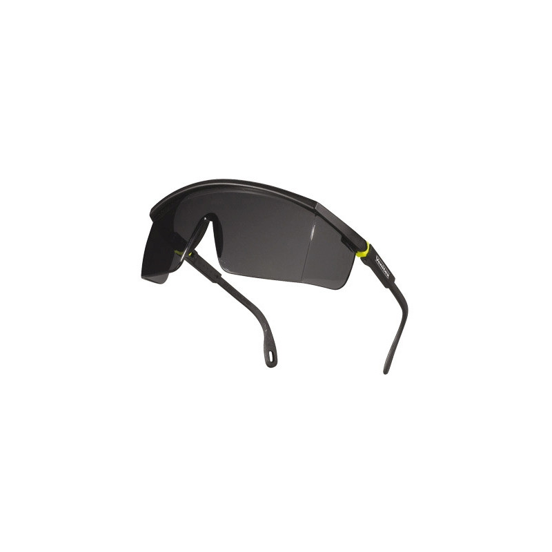 GAFAS DELTAPLUS DE PROTECCION POLICARBONATO MONOBLOQUE AHUMADO COLOR GRIS-AMARILLA UV400