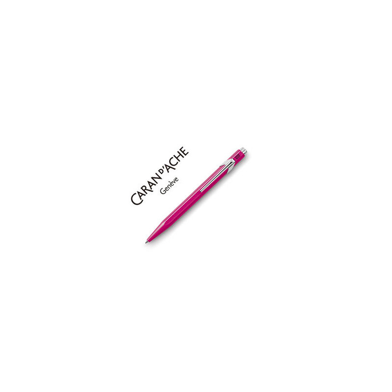BOLIGRAFO CARAN D'ACHE 849 FLUO ROSA PUNTA MEDIA