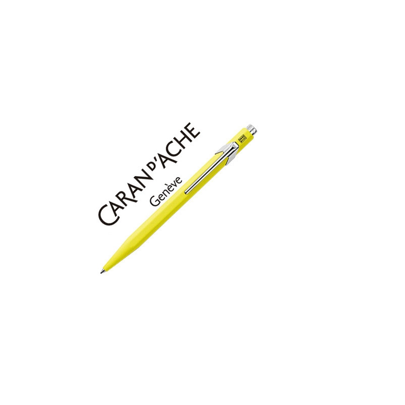 BOLIGRAFO CARAN D'ACHE 849 FLUO AMARILLO PUNTA MEDIA