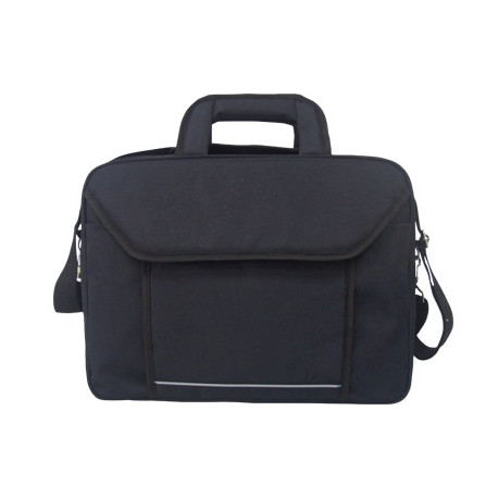 MALETIN PARA PORTATIL Q-CONNECT 15,4" NEGRO 1 ASA 2 BOLSILLOS EXTERIORES MEDIDAS 390X290X90 MM