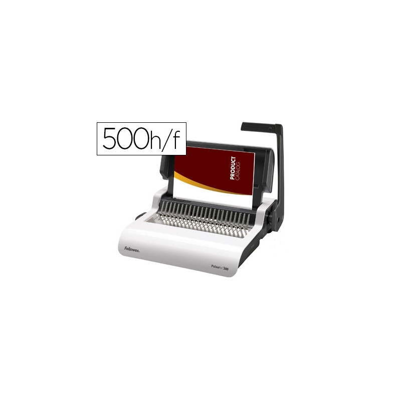 ENCUADERNADORA MANUAL PARA CANUTILLO FELLOWES PULSAR+300 PERFORA 20 HOJAS TAMAÑO DIN A4ENCUADERNA HA