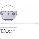 REGLA Q-CONNECT METALICA ALUMINIO 100 CM