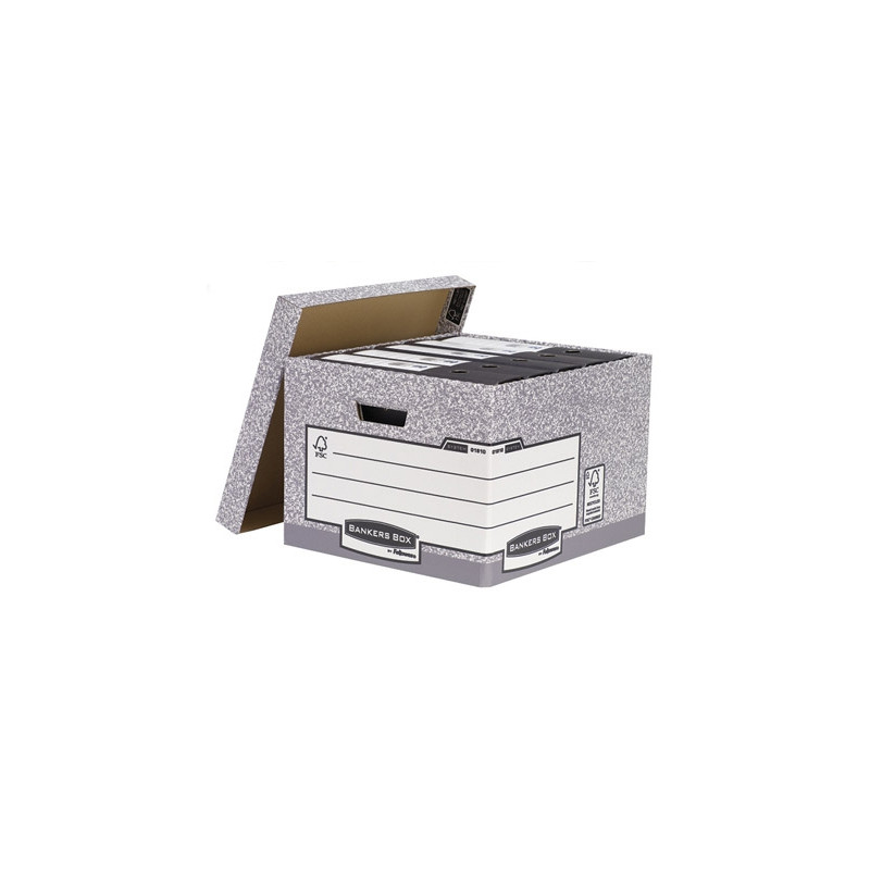 CAJON FELLOWES CARTON RECICLADO PARA ALMACENAMIENTO DE ARCHIVO CAPACIDAD 4 CAJAS DE ARCHIVO TAMAÑO F