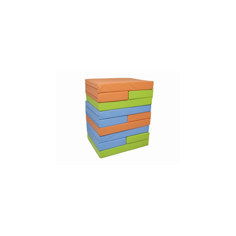 COLCHON DE DORMIR SUMO DIDACTIC PLEGABLE 110X60X10 CM COLOR CELESTE